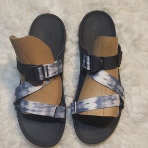 Chaco Women's Sandals with Black and Blue Straps